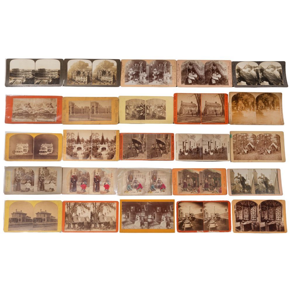 Lot 490: Stereoview Card Assortment