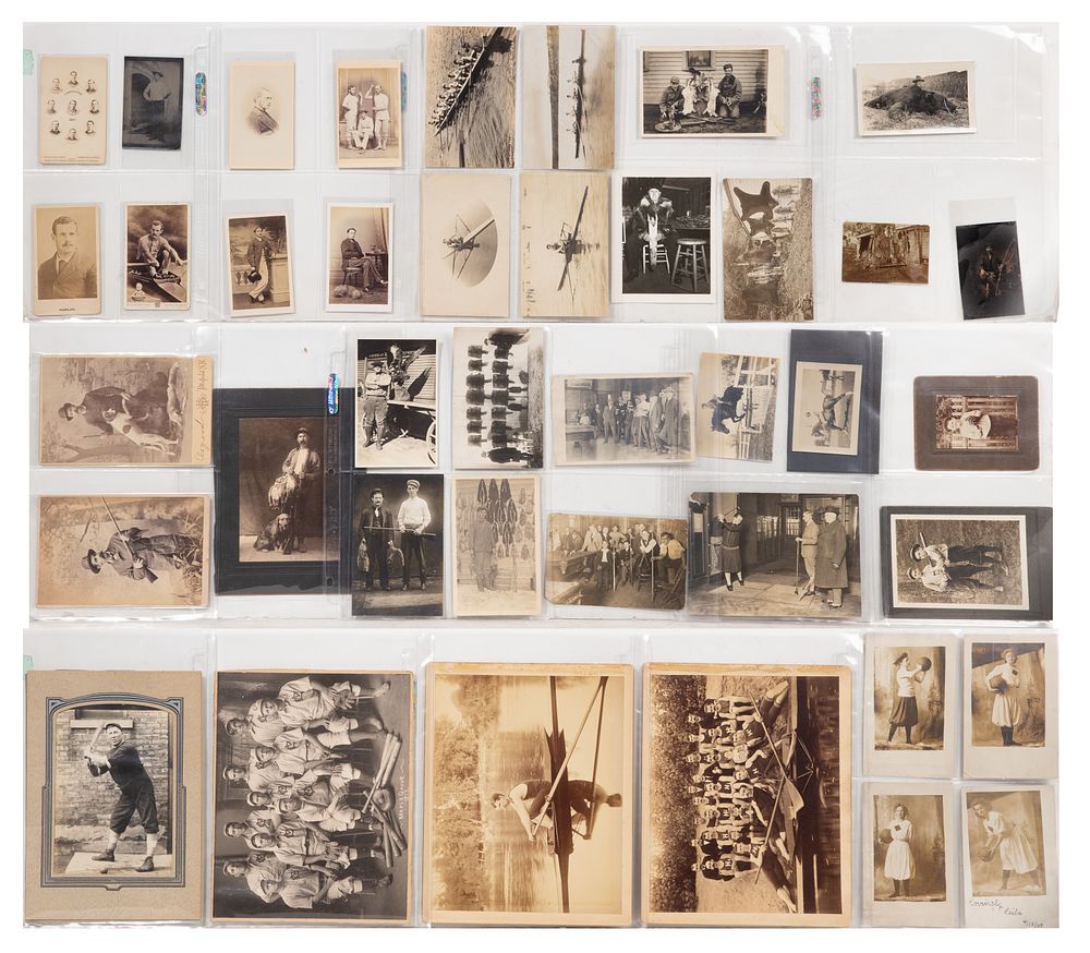 Lot 494: Sport and Pastime Photograph Assortment