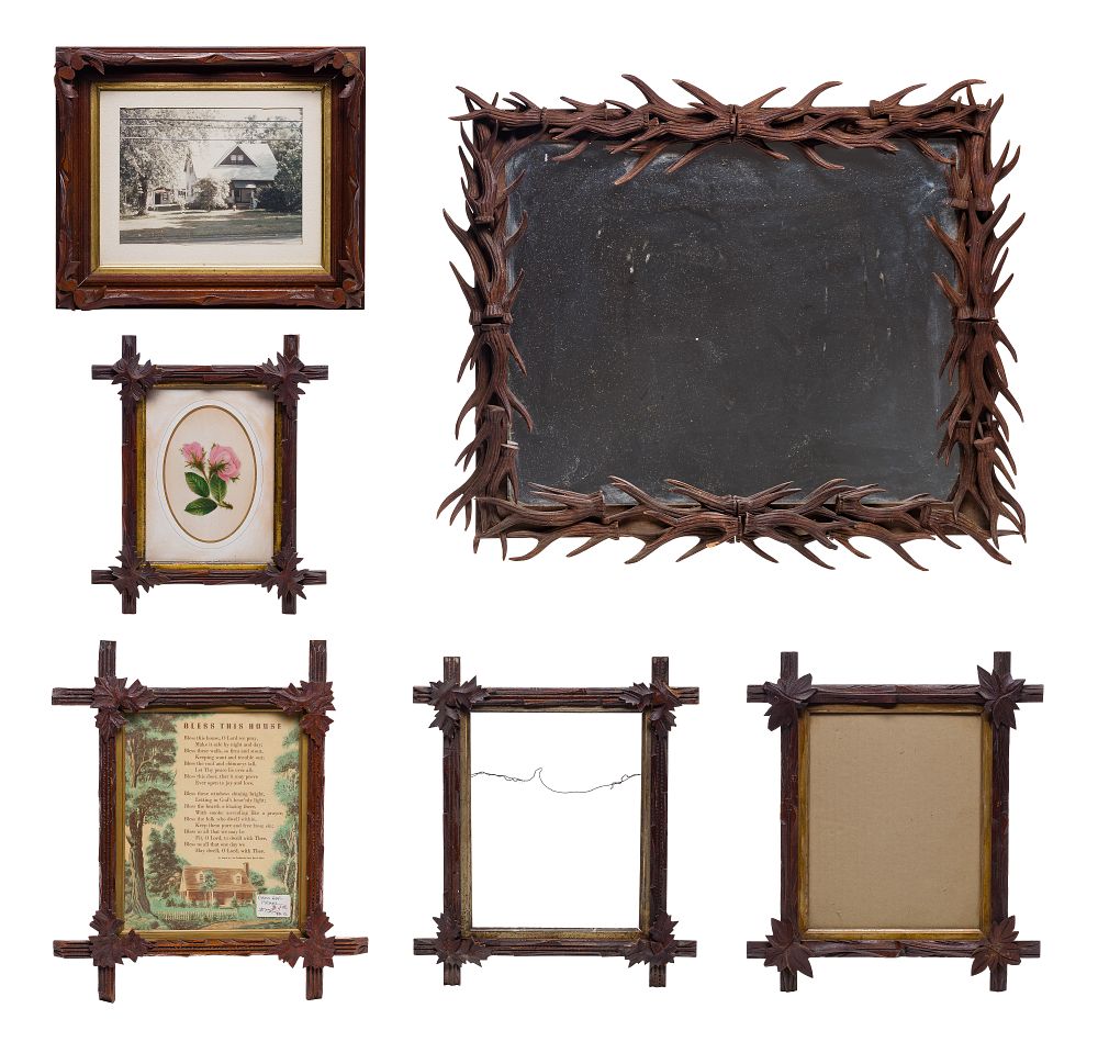 Lot 540: Tramp Art Frame Assortment