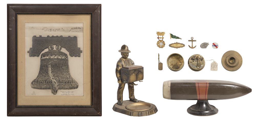 Lot 542: Photograph and Object Assortment