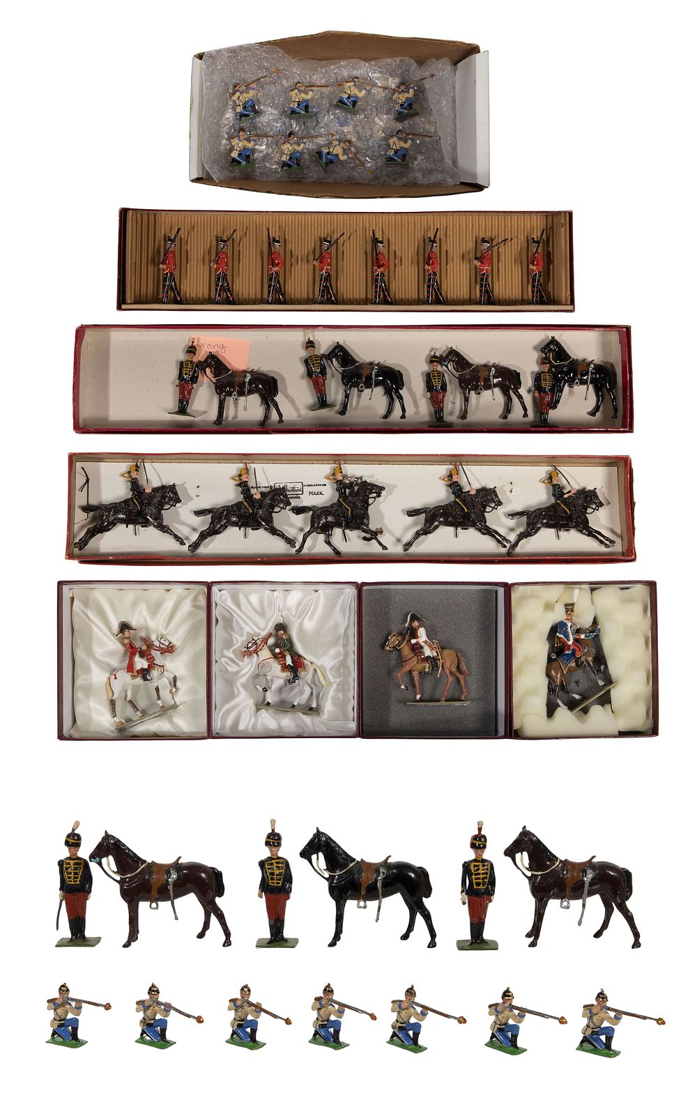 Lot 545: Maison Lucotte and Britain Lead Soldier Assortment