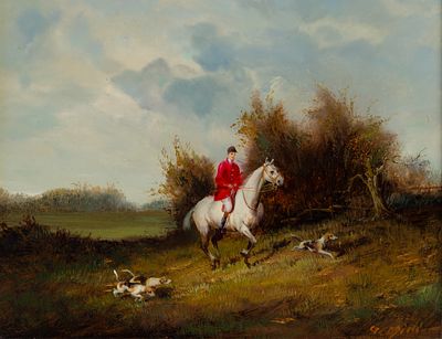 Continental School (20th Century) Oil on Board Undated, indistinctly signed (perhaps Cazini) 