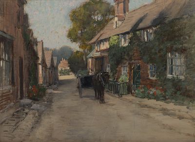 Francis Hopkinson Smith - F. Hopkinson Smith (American, 1838-1915) 'On the Way to the Doctor's 