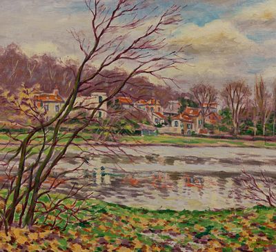 Hugo Melville Fisher - Hugo Melville Fisher (American, 1878-1946) Oil on Canvas Undated, signed 