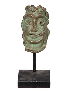 Andre Derain - Andre Derain (French, 1880-1954) 'Petit Masque' Bronze Sculpture Undated, signed 