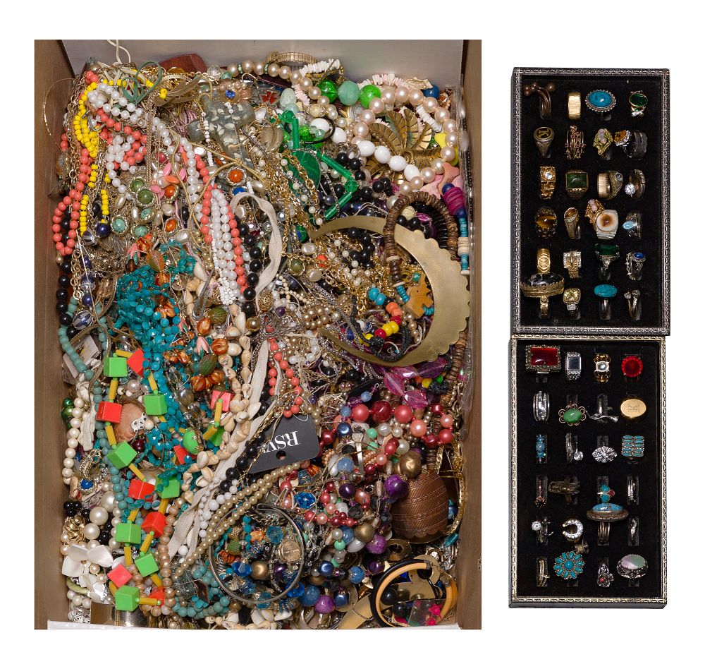 Lot 255: Silver and Costume Jewelry Assortment
