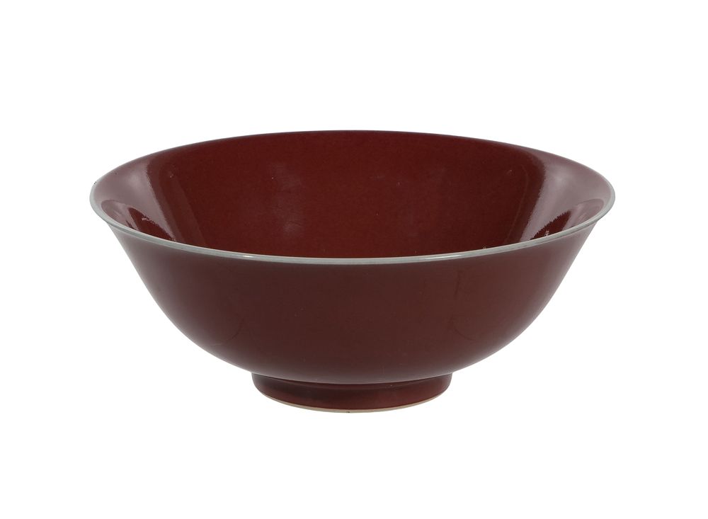 Lot 264: Chinese Sang de Boeuf Bowl