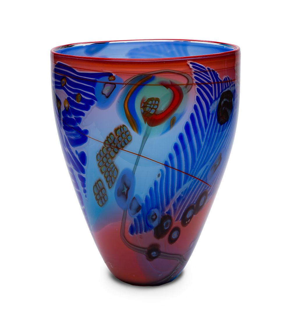Lot 286: Wes Hunting (American, 20th Century) Glass Vessel