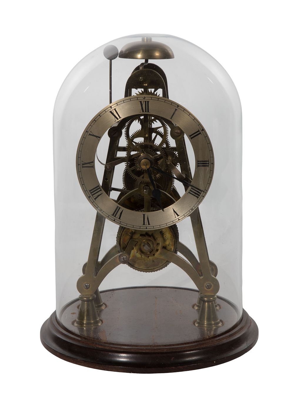 Lot 301: Skeleton Clock