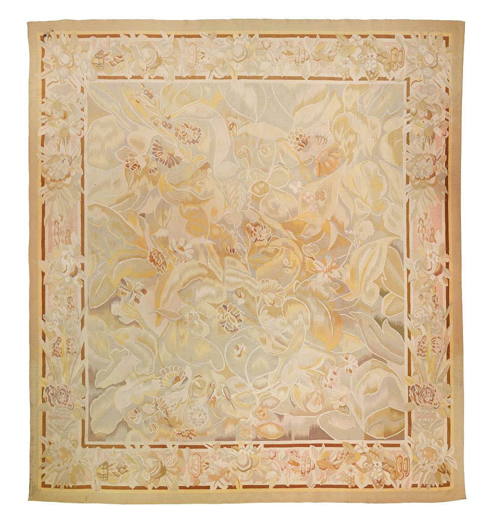 Lot 303: Aubusson Needlepoint Wool Rug