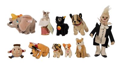 Steiff - Steiff Animal Assortment (34) total items including a 'Gusto' replica of the 1911 