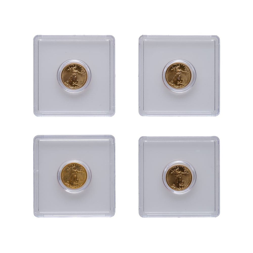 Lot 336: 2010 and 2011 $5 Gold Eagle Coin Collection