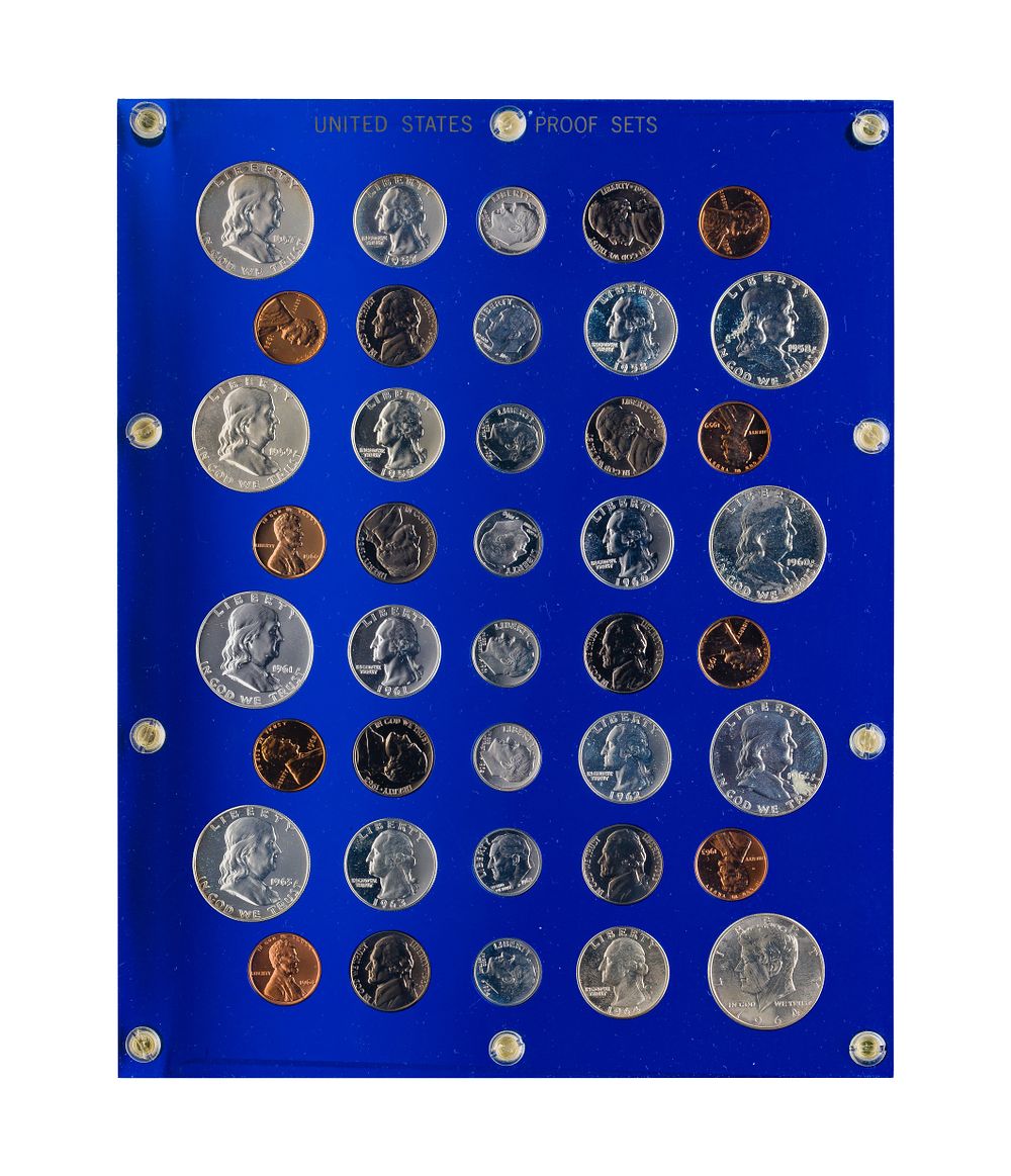 Lot 341: US 1957 to 1964 Proof Set Collection