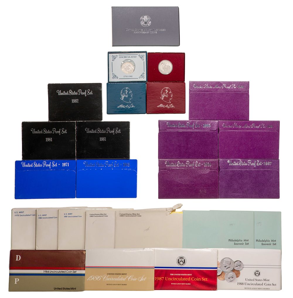Lot 342: US Proof and Mint Set Assortment