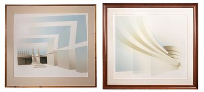 Richard Davies - Richard Davies (English, b.1944) Serigraphs (2) items from the 1981-1983 'Frank 