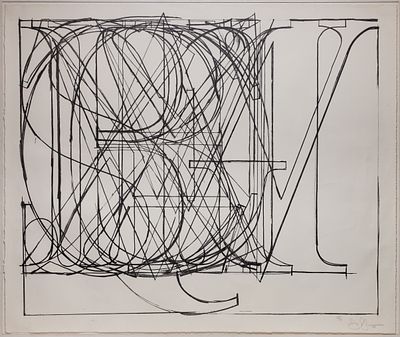 Jasper Johns - Jasper Johns (American, b.1930) 'Alphabet (1969)' Lithograph 1969, pencil signed 