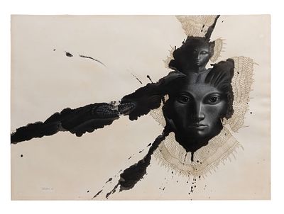 Rafael Trelles - Rafael Trelles (American, b.1957) Ink on Paper 1990, ink signed and dated lower 