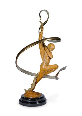 James Lacasse - James Lacasse (American, b.1948) 'Silent Bounds' Kinetic Sculpture 1998, signed 