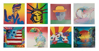 Peter Max - Peter Max (American, b.1937) Serigraphs on Paperboard (11) total undated items 