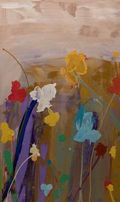 Daniel Phill - Daniel Phill (American, b.1955) 'Climber' Acrylic on Canvas Undated, pencil signed 