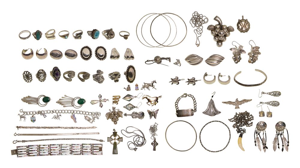 Lot 300: Sterling Silver Jewelry Assortment