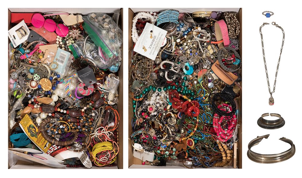 Lot 309: Sterling Silver and Costume Jewelry Assortment