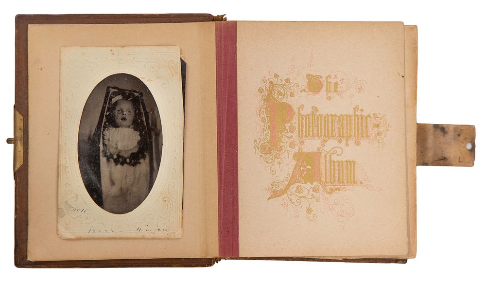 Lot 358: Civil War Era Tintype and Carte de Visite Photograph Album
