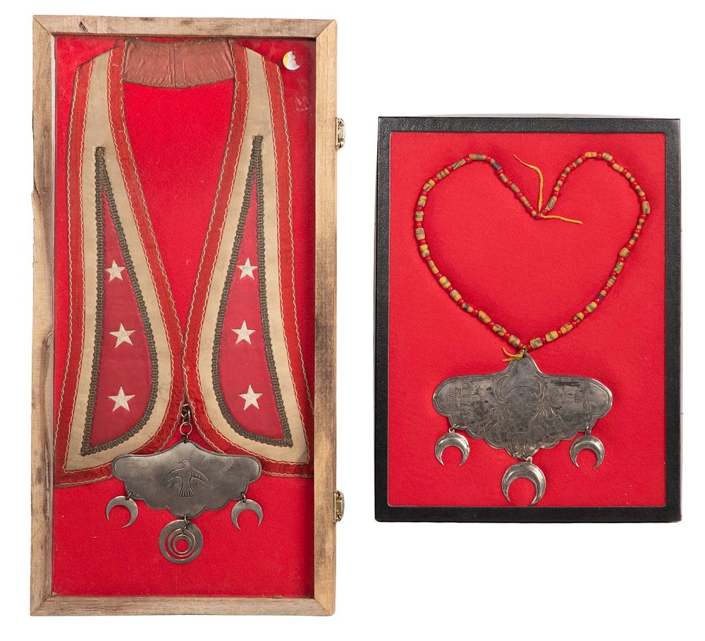Lot 369: Native American Gorget Jewelry