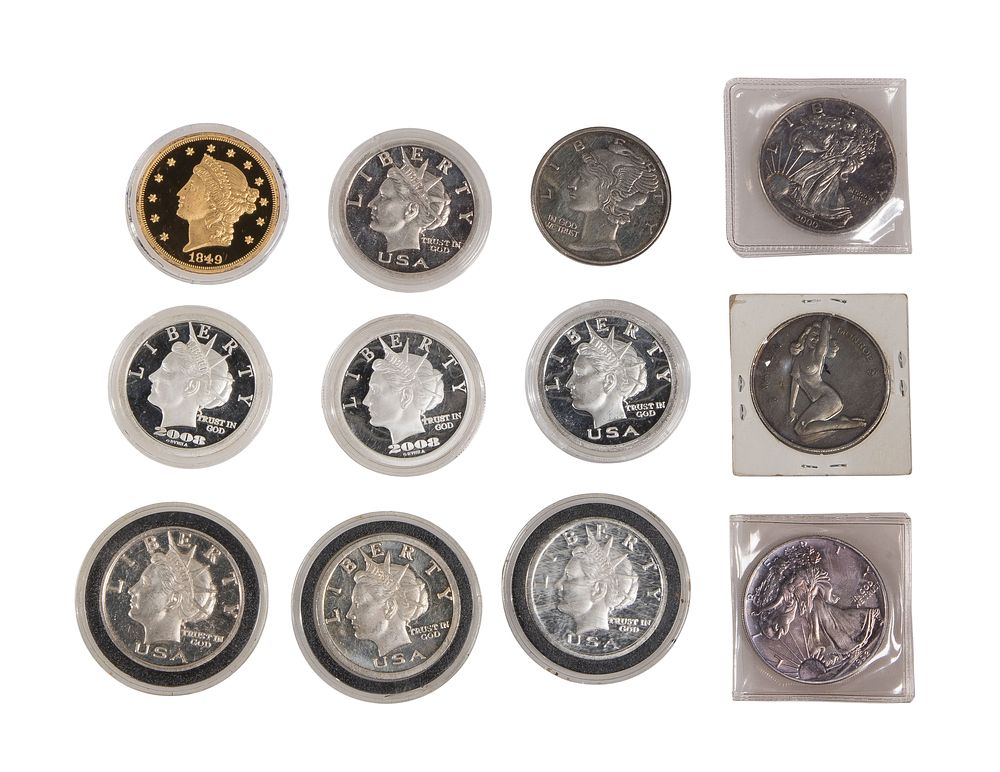 Lot 426: Modern Commemorative 1oz Silver Coin Assortment