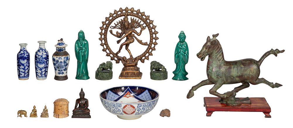 Lot 251: Asian Decorative Object Assortment