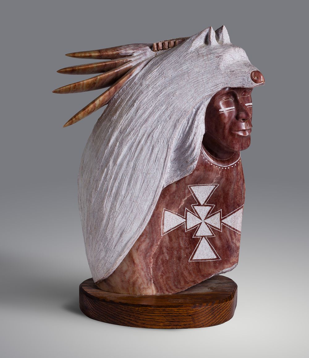 Lot 274: Leslie Pablo (American / Navajo, b.1964) Stone Sculpture