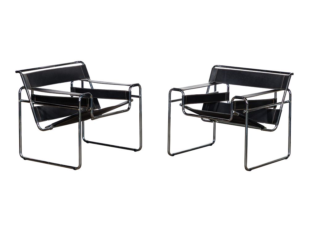Lot 305: Wassily Style Chairs
