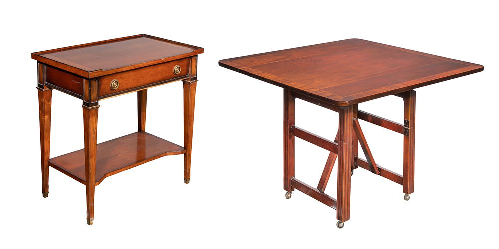 Lot 307: Federal Style Mahogany Tables