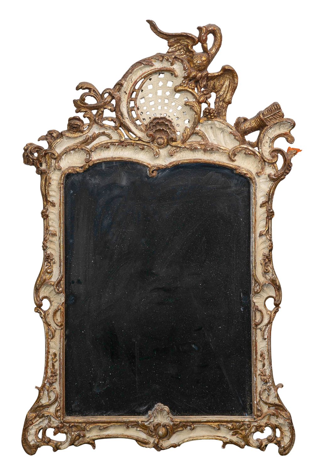 Lot 310: French Style Carved Wood Mirror
