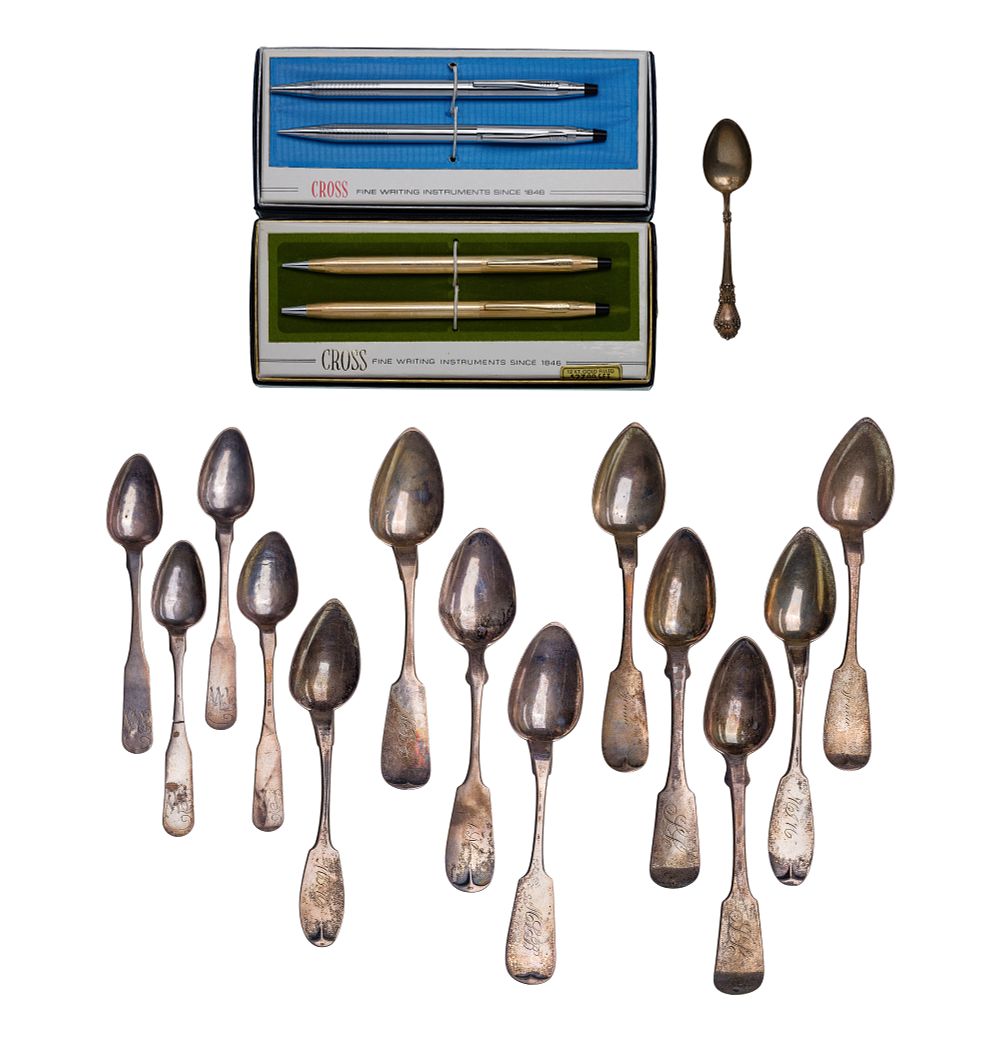 Lot 325: Silver Spoon Assortment