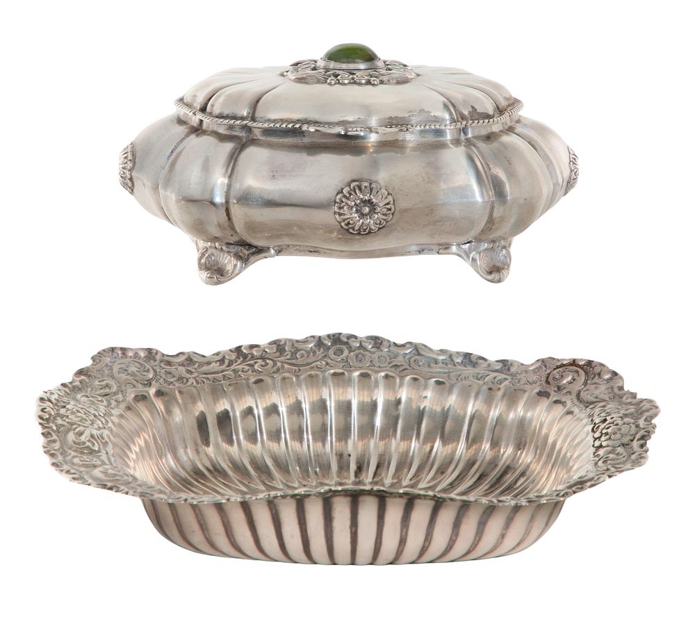 Lot 335: Sterling and European Silver (800) Hollowware