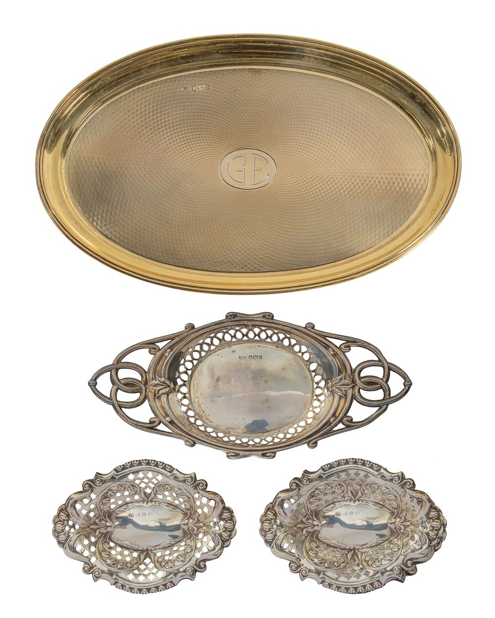 Lot 346: English Sterling Silver Hollowware Assortment