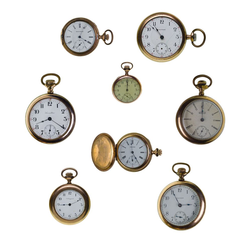 Lot 531: Gold-Filled Pocket Watch Assortment