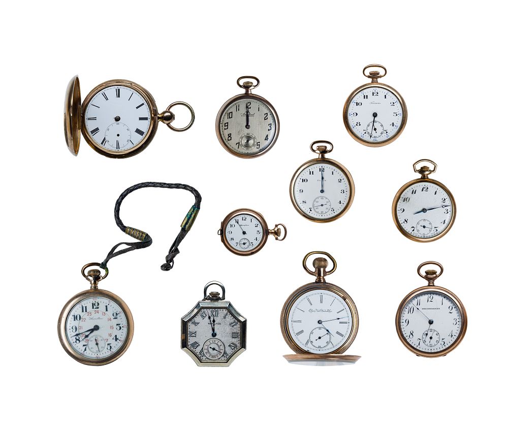 Lot 532: Gold-Filled Pocket Watch Assortment