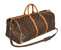 Louis Vuitton - Louis Vuitton Monogram Duffel and Garment Bags 
(2) monogrammed items including a Image - 2