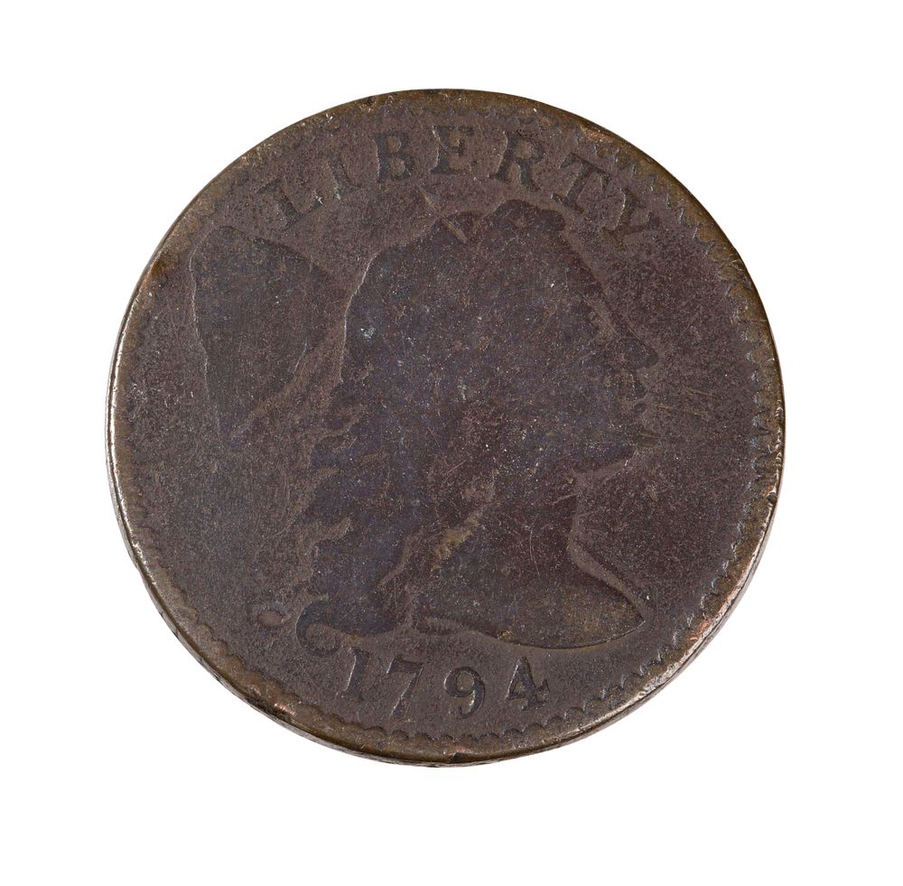 Lot 549: 1794 Liberty Cap Large 1c