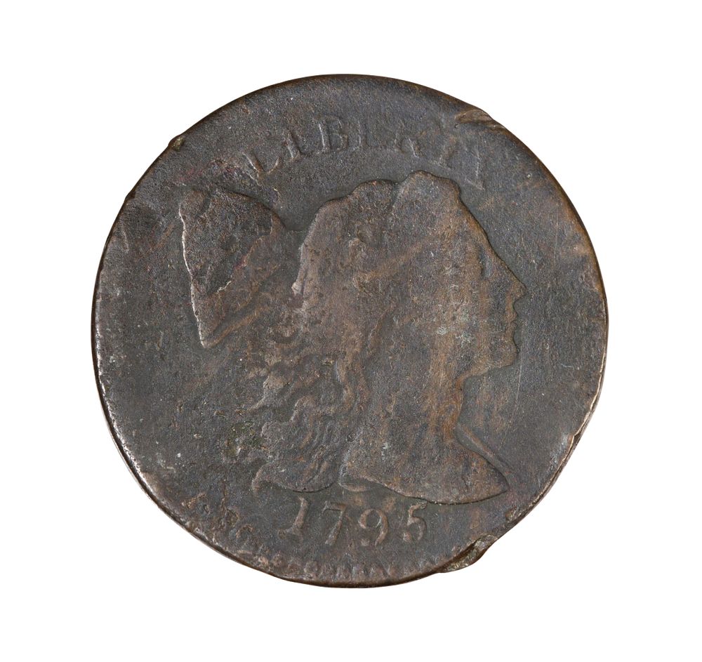 Lot 551: 1795 Liberty Cap Large 1c