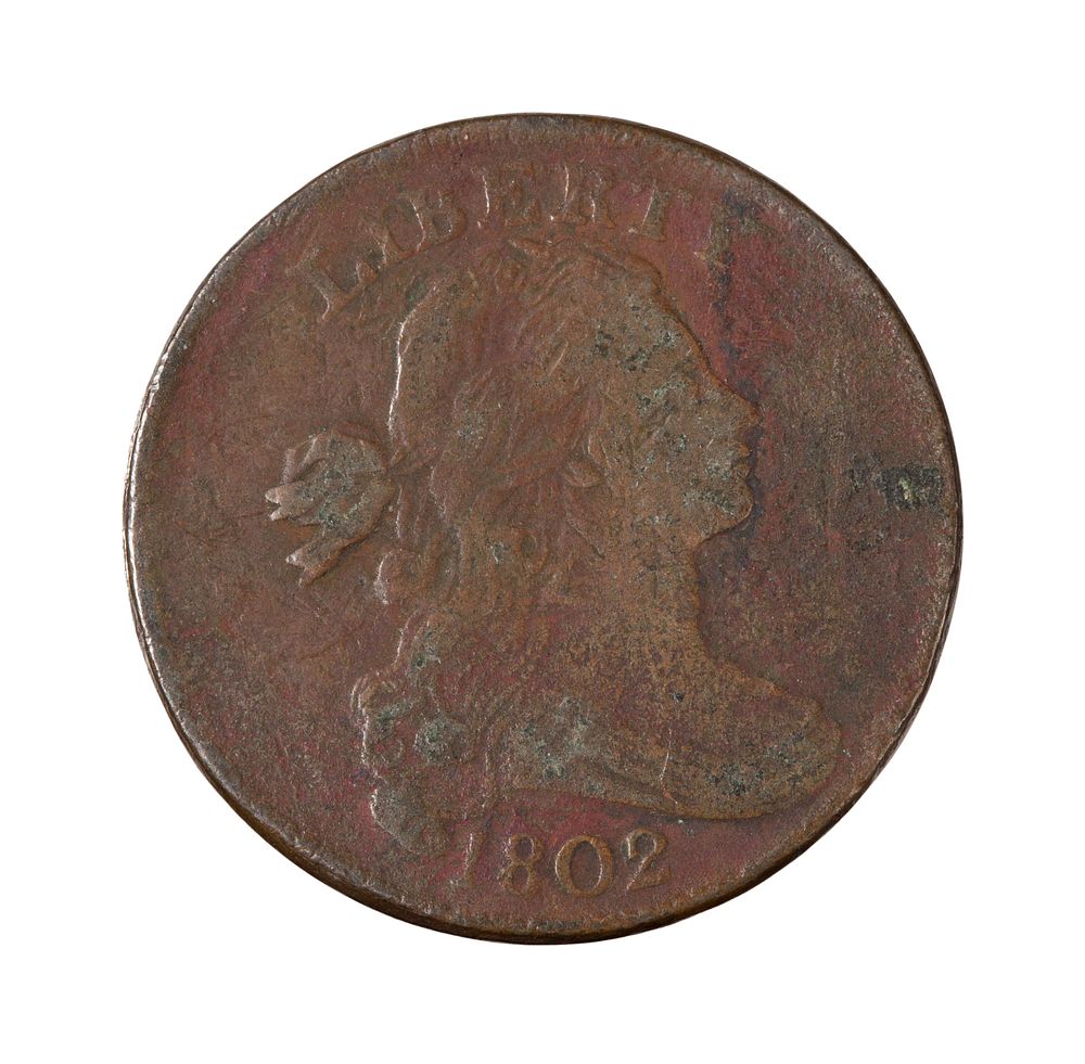 Lot 553: 1802 Draped Bust Large 1c