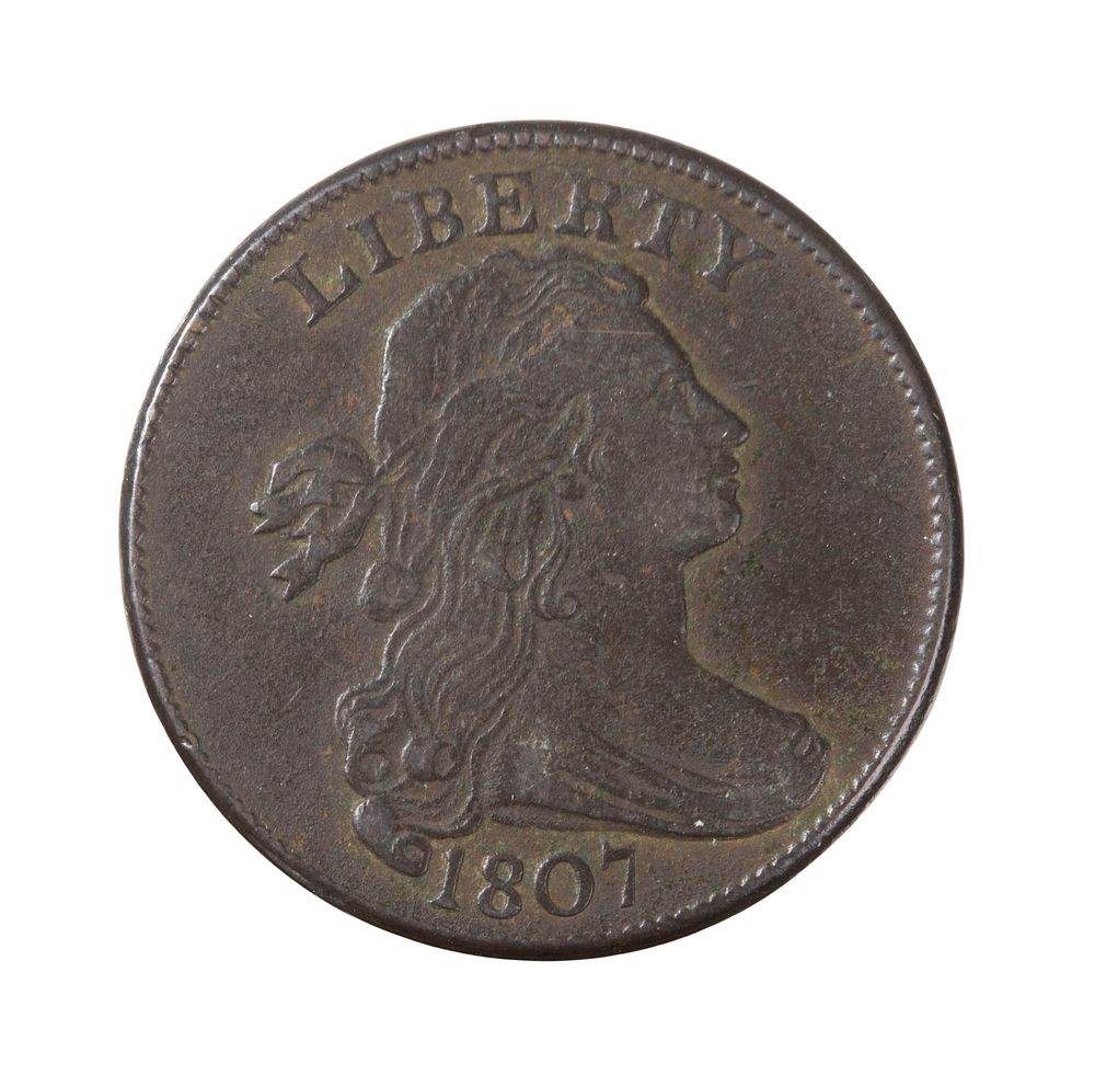 Lot 555: 1807 Draped Bust Large 1c