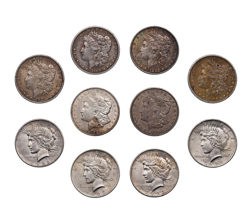 Lot 569: Morgan and Peace $1 Assortment