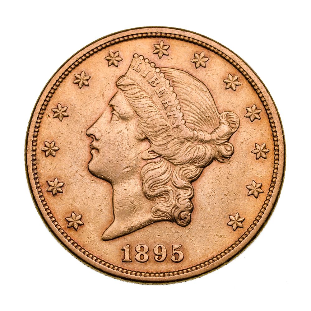 Lot 575: 1895 $20 Double Eagle Gold