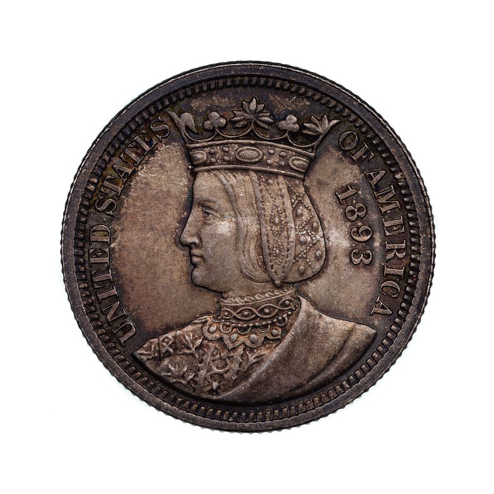 Lot 577: 1893 25c Isabella Silver Commemorative