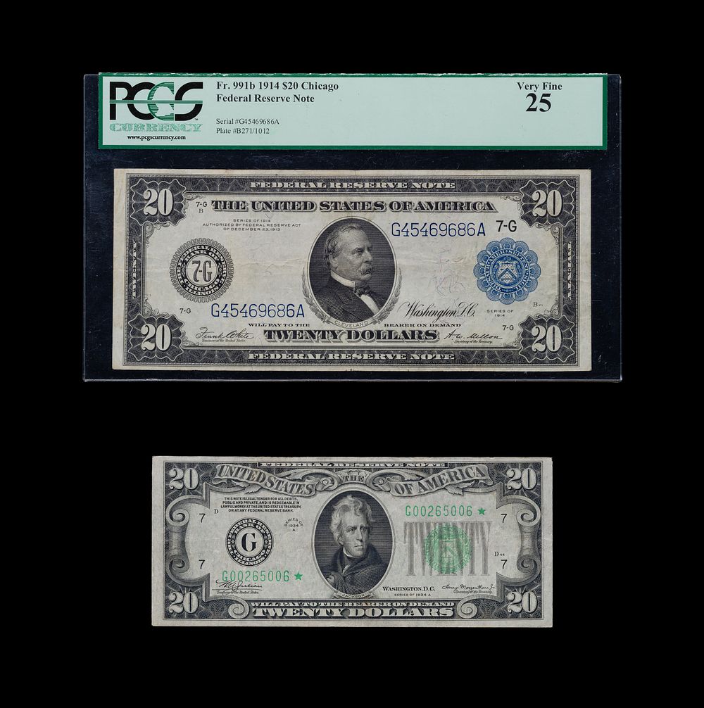 Lot 589: $20 Chicago Federal Reserve Notes