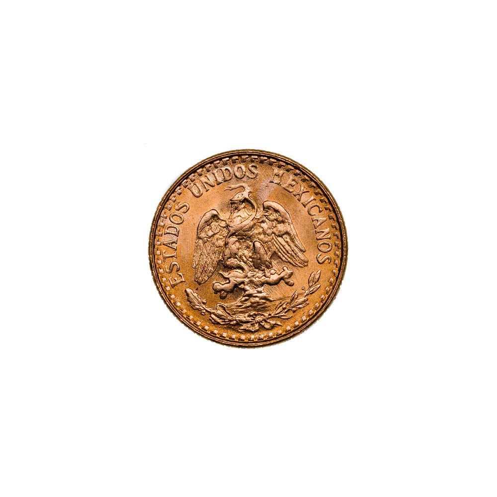 Lot 597: Mexico: 1945 2-Pesos Gold