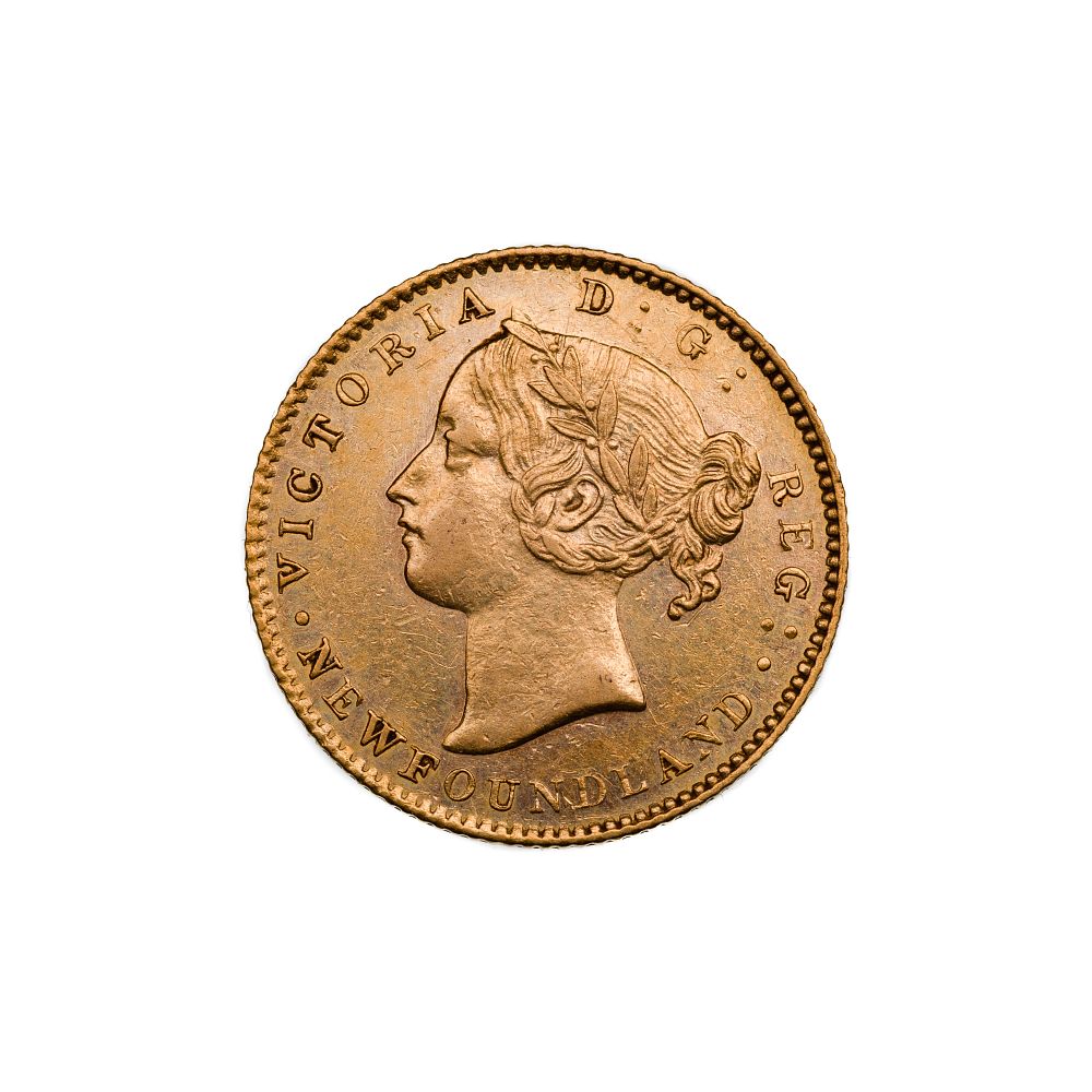 Lot 600: Newfoundland: 1865 $2 Gold